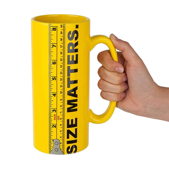 ruler coffee mug
