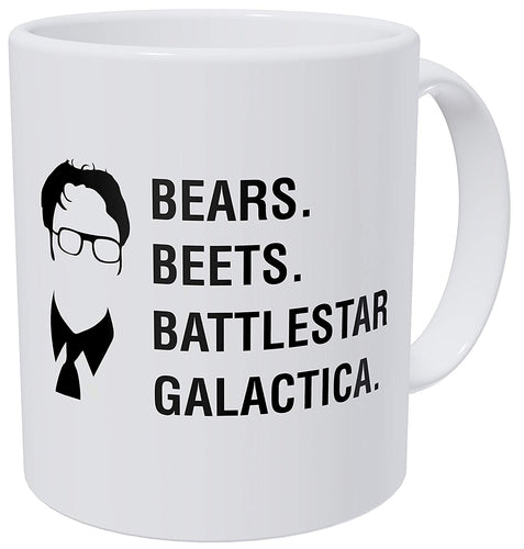 Bears Beets Battlestar Galactica Jim Dwight Schrute The Office Mug